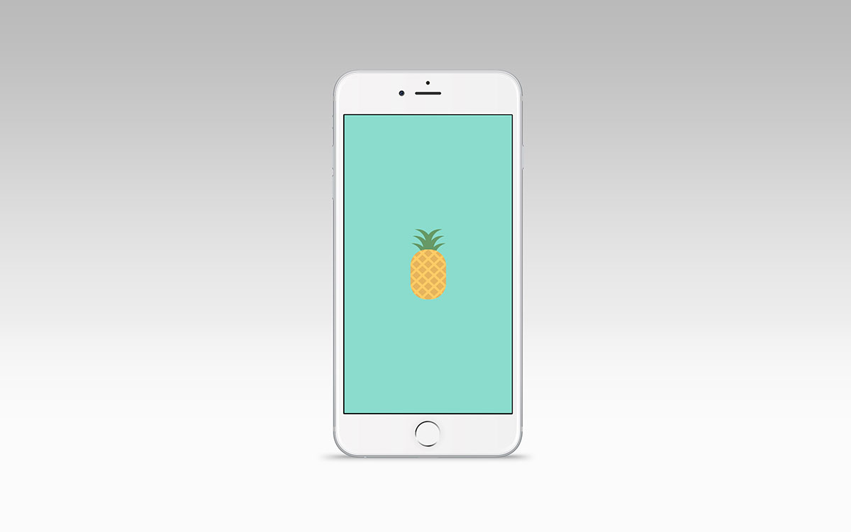 Aqua Pineapple website on a mobile device