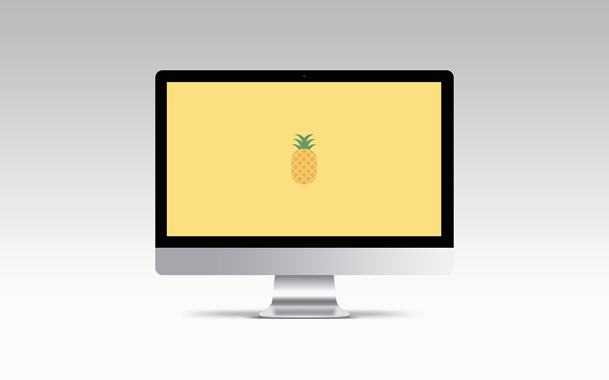 Yellow Pineapple website on a desktop device